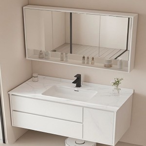 FULEN HaoYue Bathroom Cabinet - Ordinary Mirror Cabinet, Blending New Texture with Modern Elegance for a Fresh Life