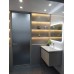 Aluminum alloy glass swing door